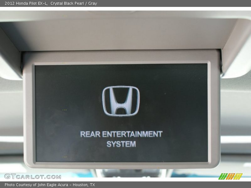 Crystal Black Pearl / Gray 2012 Honda Pilot EX-L
