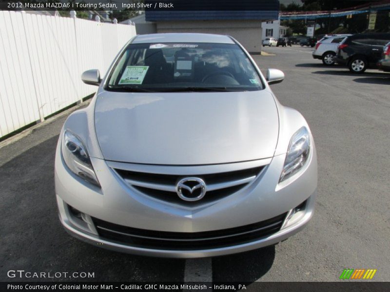 Ingot Silver / Black 2012 Mazda MAZDA6 i Touring Sedan