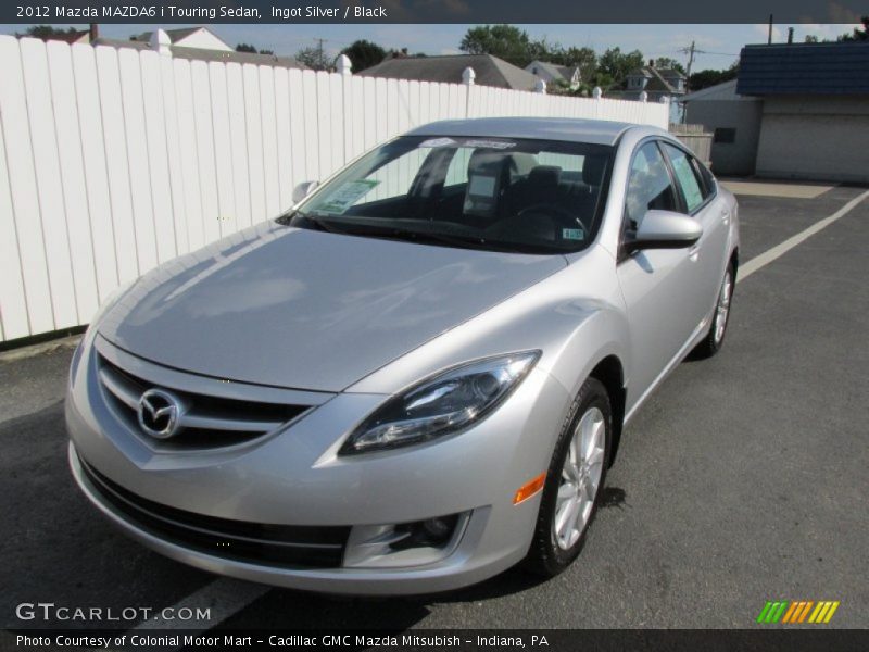 Ingot Silver / Black 2012 Mazda MAZDA6 i Touring Sedan