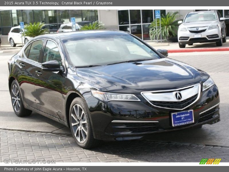 Crystal Black Pearl / Graystone 2015 Acura TLX 3.5 Technology