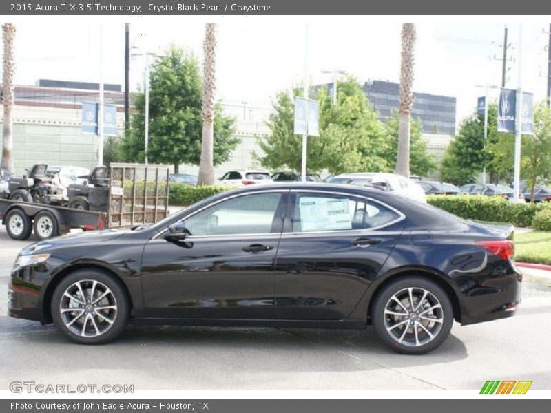 Crystal Black Pearl / Graystone 2015 Acura TLX 3.5 Technology