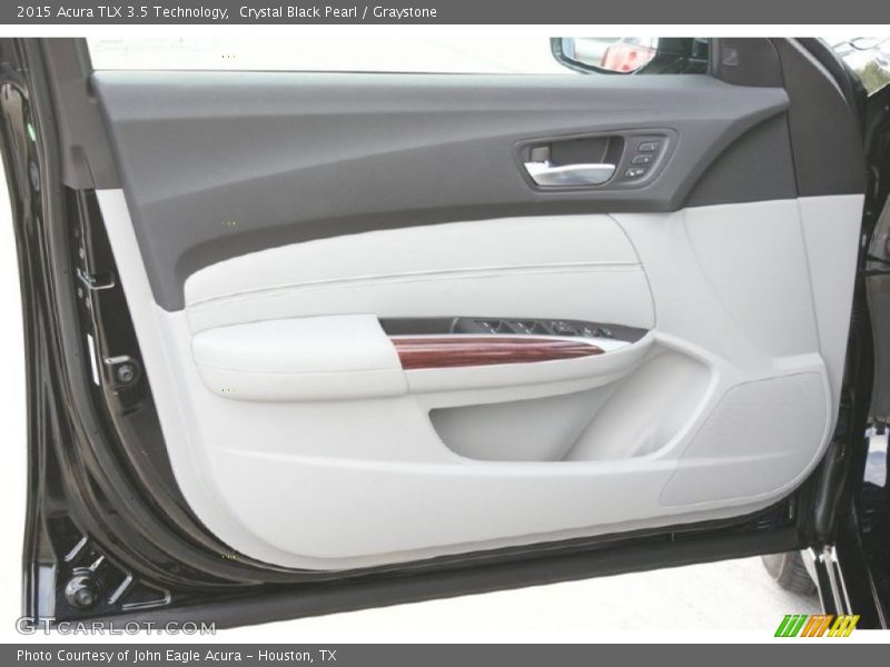 Crystal Black Pearl / Graystone 2015 Acura TLX 3.5 Technology