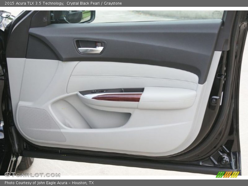 Crystal Black Pearl / Graystone 2015 Acura TLX 3.5 Technology