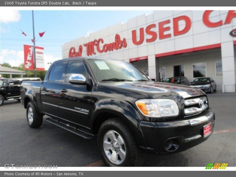 Black / Taupe 2006 Toyota Tundra SR5 Double Cab