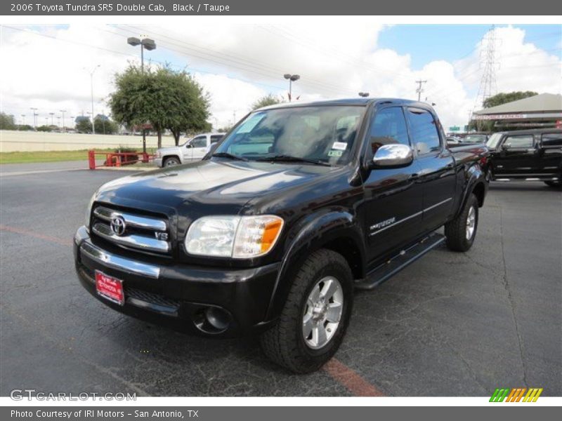 Black / Taupe 2006 Toyota Tundra SR5 Double Cab