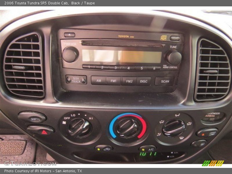 Black / Taupe 2006 Toyota Tundra SR5 Double Cab