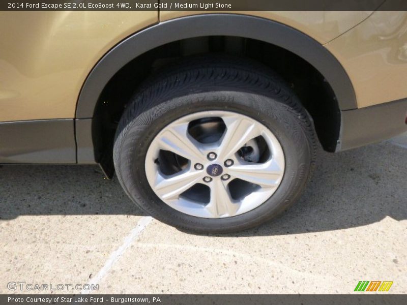 Karat Gold / Medium Light Stone 2014 Ford Escape SE 2.0L EcoBoost 4WD