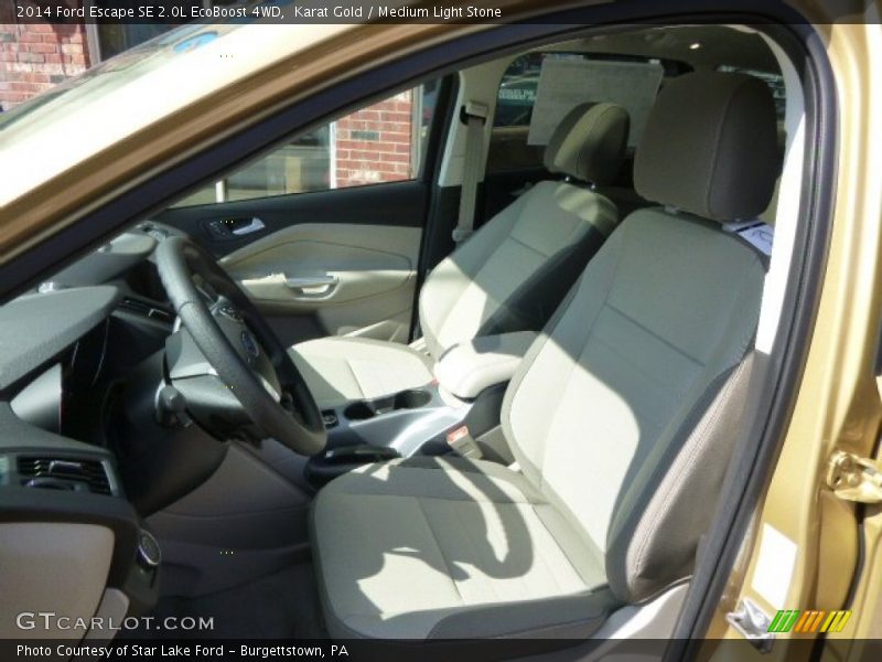 Karat Gold / Medium Light Stone 2014 Ford Escape SE 2.0L EcoBoost 4WD