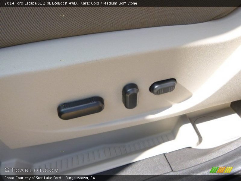 Karat Gold / Medium Light Stone 2014 Ford Escape SE 2.0L EcoBoost 4WD