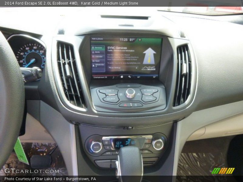 Karat Gold / Medium Light Stone 2014 Ford Escape SE 2.0L EcoBoost 4WD