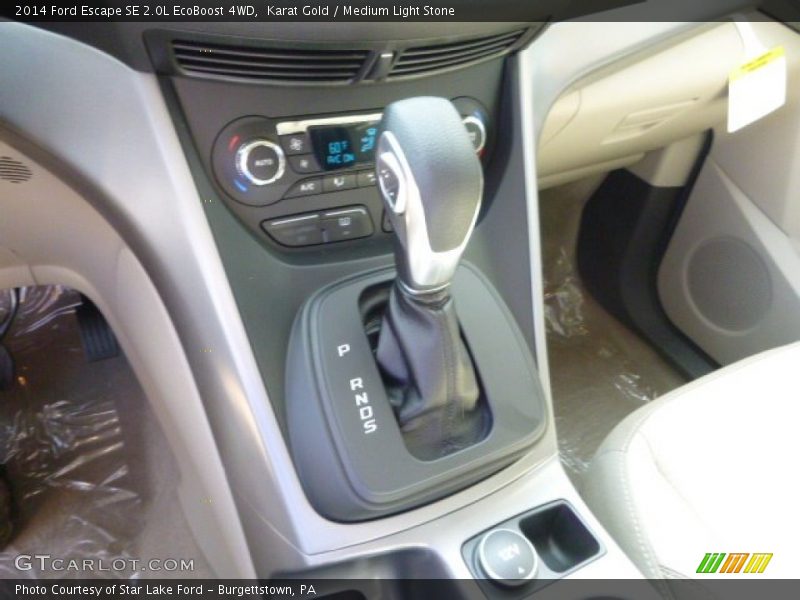 Karat Gold / Medium Light Stone 2014 Ford Escape SE 2.0L EcoBoost 4WD
