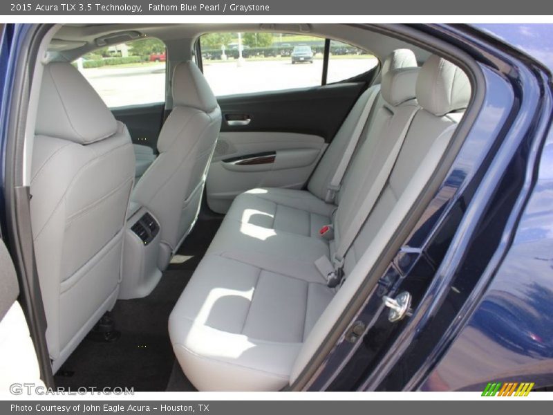 Fathom Blue Pearl / Graystone 2015 Acura TLX 3.5 Technology