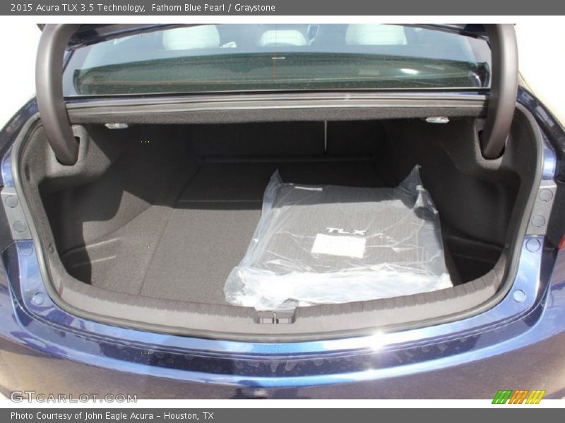 Fathom Blue Pearl / Graystone 2015 Acura TLX 3.5 Technology