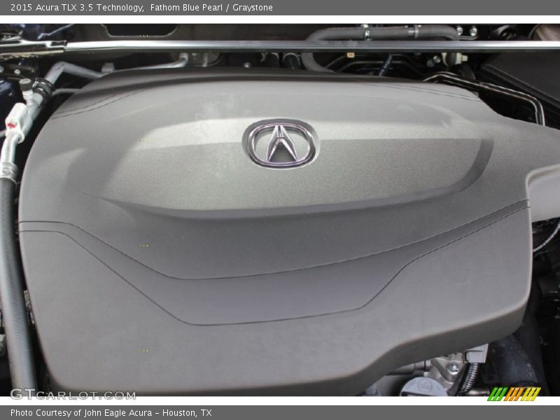 Fathom Blue Pearl / Graystone 2015 Acura TLX 3.5 Technology