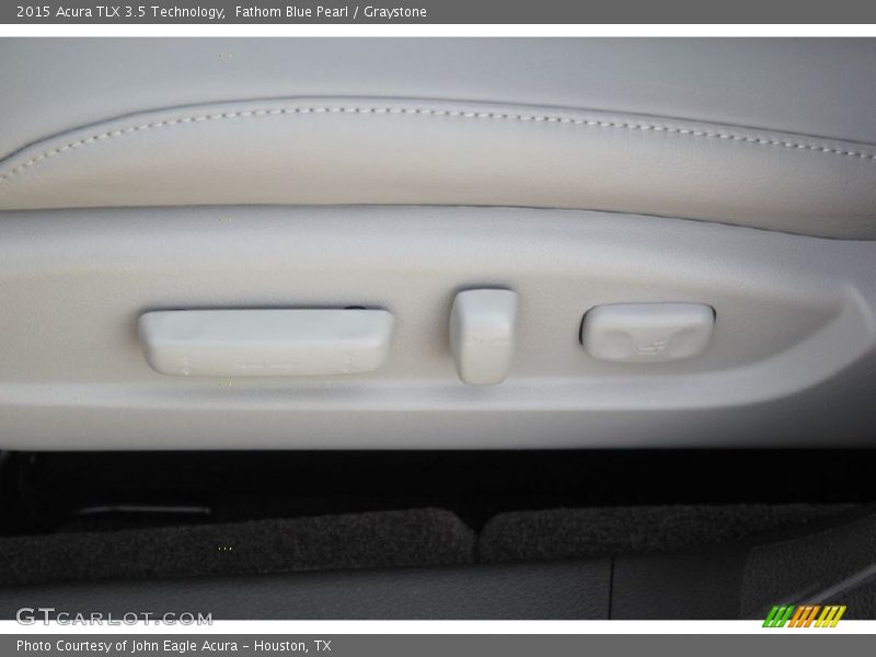 Fathom Blue Pearl / Graystone 2015 Acura TLX 3.5 Technology