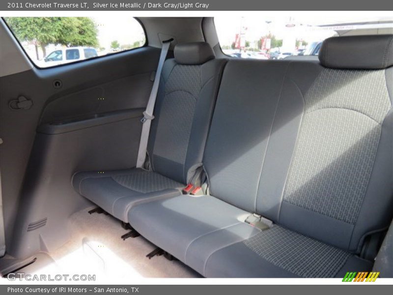 Silver Ice Metallic / Dark Gray/Light Gray 2011 Chevrolet Traverse LT