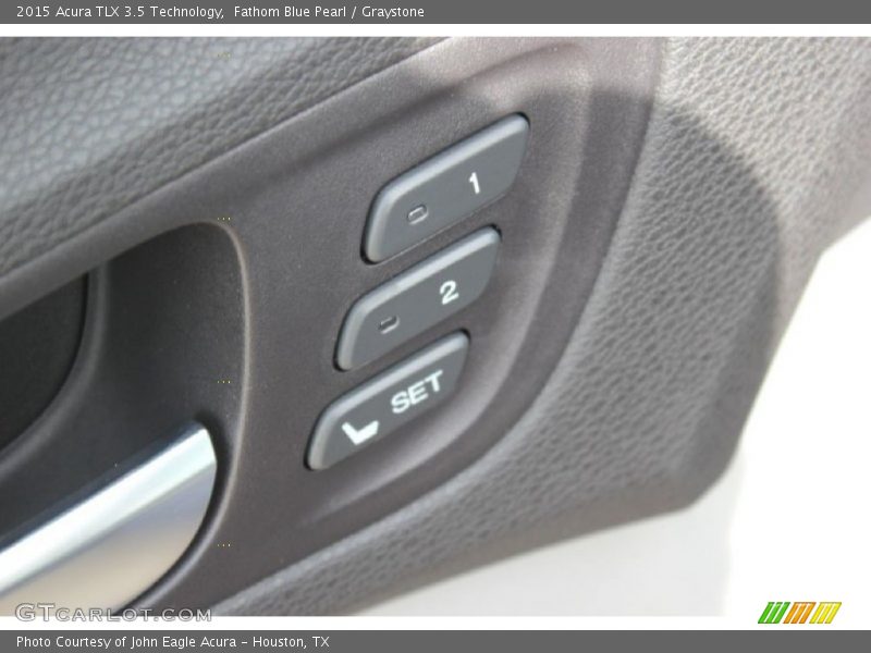 Fathom Blue Pearl / Graystone 2015 Acura TLX 3.5 Technology