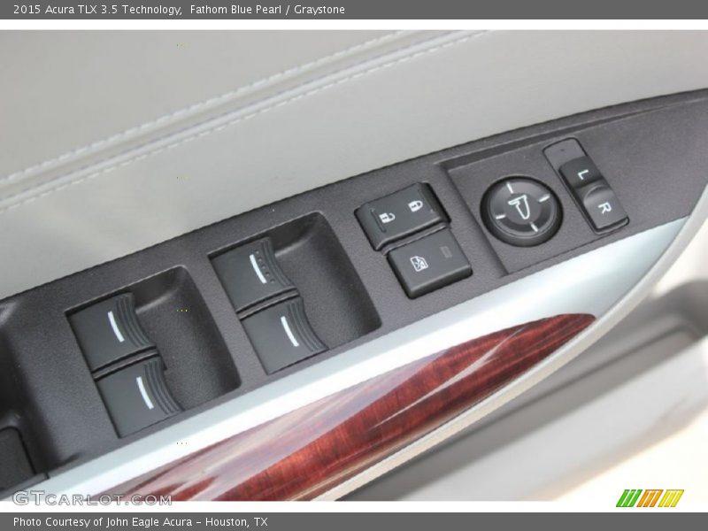 Fathom Blue Pearl / Graystone 2015 Acura TLX 3.5 Technology