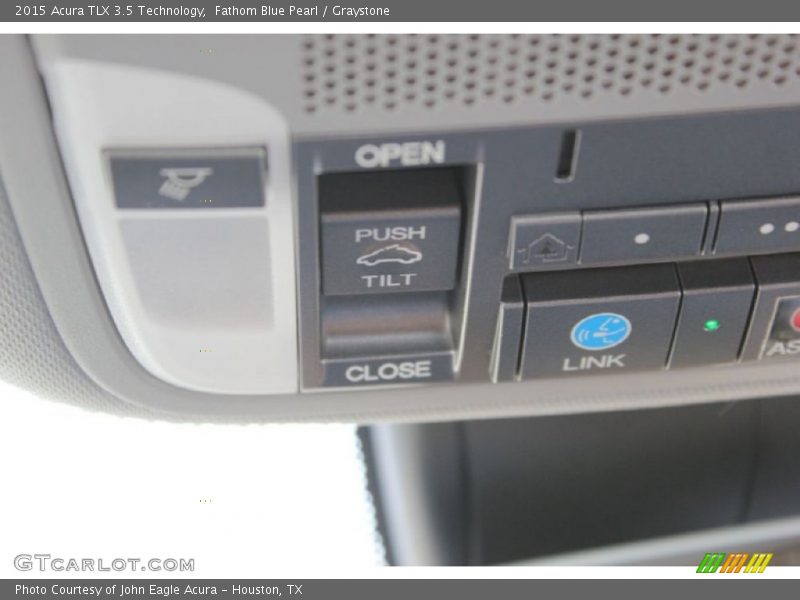 Fathom Blue Pearl / Graystone 2015 Acura TLX 3.5 Technology