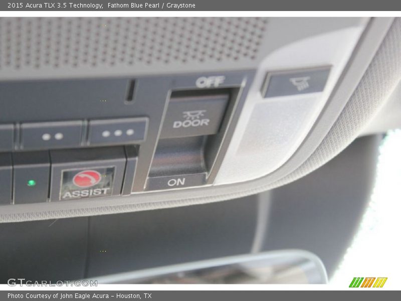 Fathom Blue Pearl / Graystone 2015 Acura TLX 3.5 Technology