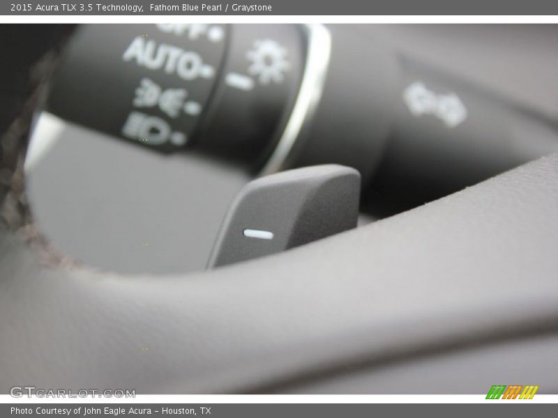 Fathom Blue Pearl / Graystone 2015 Acura TLX 3.5 Technology