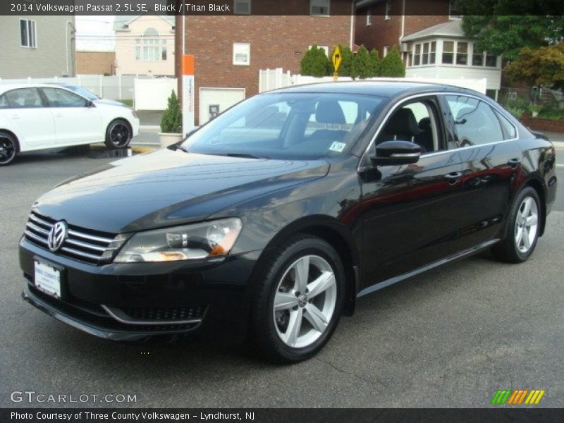 Black / Titan Black 2014 Volkswagen Passat 2.5L SE