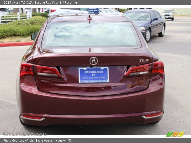 Basque Red Pearl II / Parchment 2015 Acura TLX 3.5