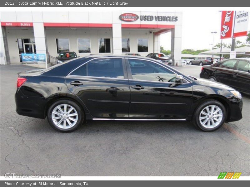 Attitude Black Metallic / Light Gray 2013 Toyota Camry Hybrid XLE