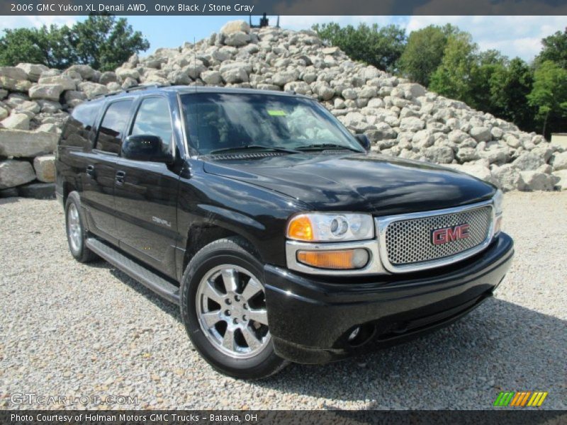 Onyx Black / Stone Gray 2006 GMC Yukon XL Denali AWD