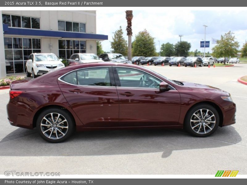 Basque Red Pearl II / Parchment 2015 Acura TLX 3.5