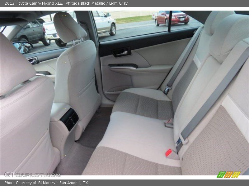 Attitude Black Metallic / Light Gray 2013 Toyota Camry Hybrid XLE