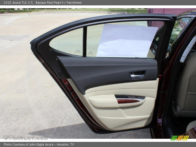Basque Red Pearl II / Parchment 2015 Acura TLX 3.5