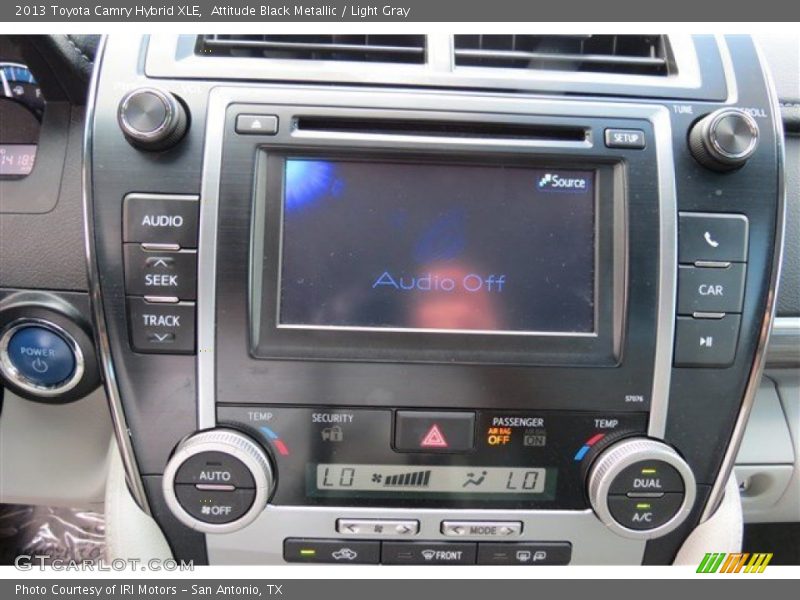 Attitude Black Metallic / Light Gray 2013 Toyota Camry Hybrid XLE