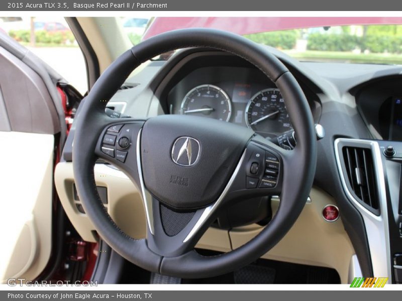 Basque Red Pearl II / Parchment 2015 Acura TLX 3.5