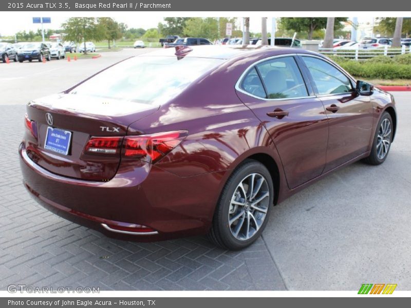 Basque Red Pearl II / Parchment 2015 Acura TLX 3.5