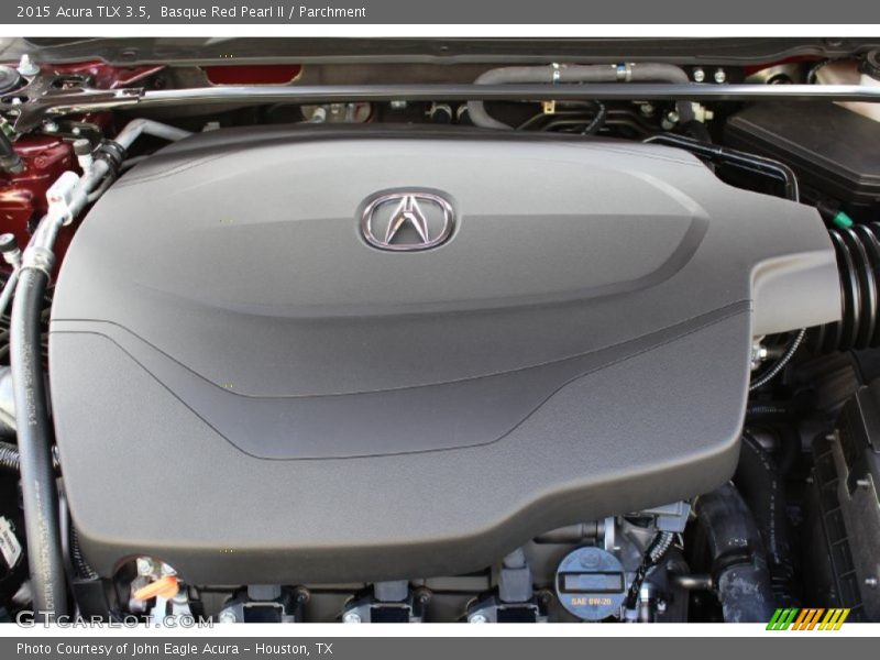 Basque Red Pearl II / Parchment 2015 Acura TLX 3.5
