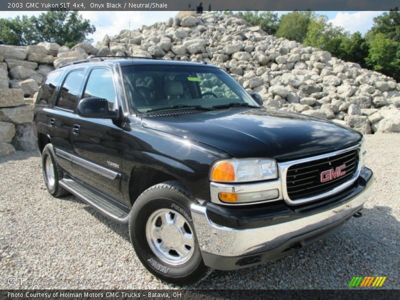 Onyx Black / Neutral/Shale 2003 GMC Yukon SLT 4x4