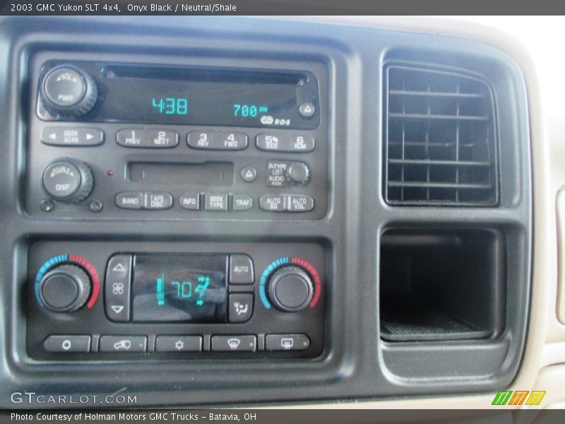 Onyx Black / Neutral/Shale 2003 GMC Yukon SLT 4x4
