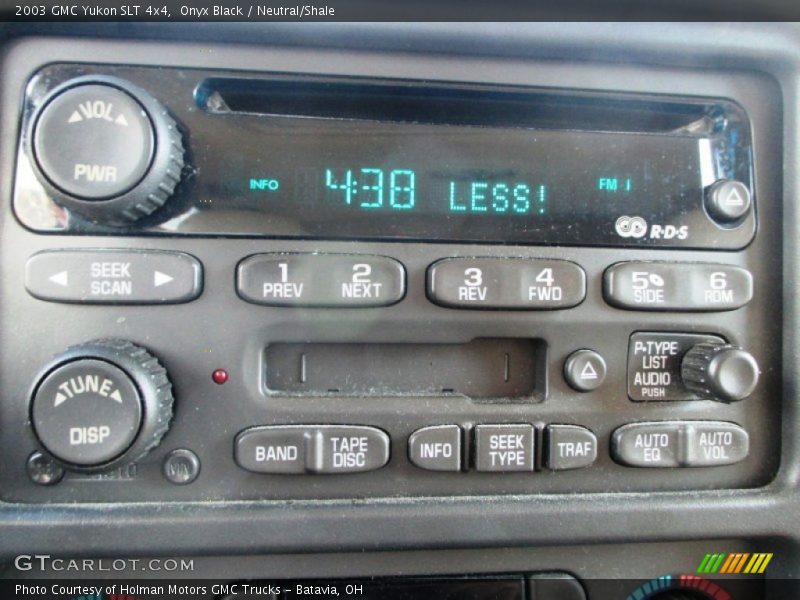 Onyx Black / Neutral/Shale 2003 GMC Yukon SLT 4x4