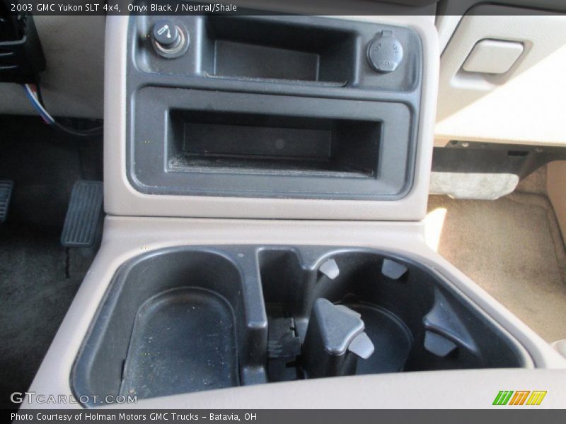 Onyx Black / Neutral/Shale 2003 GMC Yukon SLT 4x4