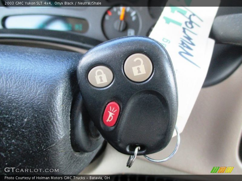 Onyx Black / Neutral/Shale 2003 GMC Yukon SLT 4x4
