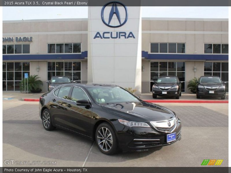 Crystal Black Pearl / Ebony 2015 Acura TLX 3.5