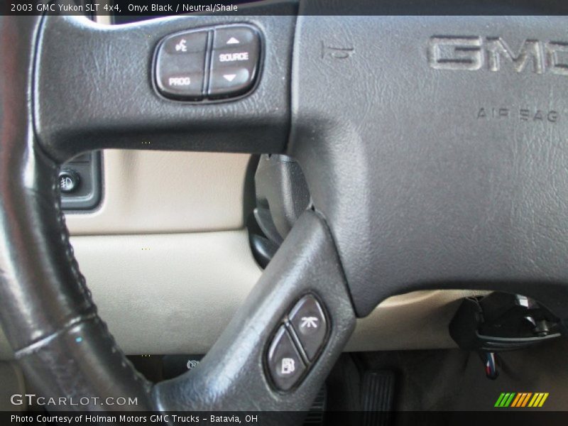 Onyx Black / Neutral/Shale 2003 GMC Yukon SLT 4x4