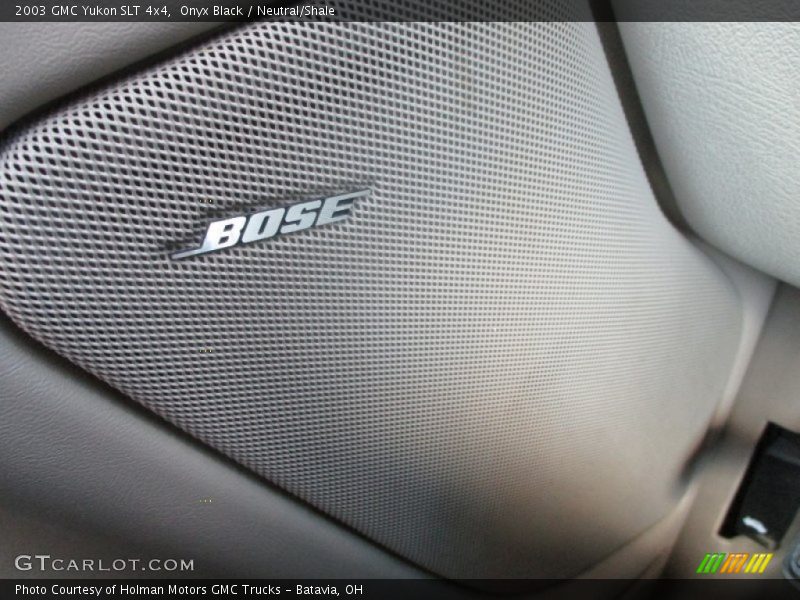 Onyx Black / Neutral/Shale 2003 GMC Yukon SLT 4x4