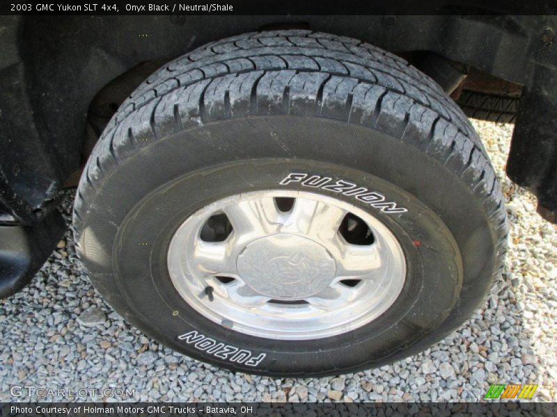 Onyx Black / Neutral/Shale 2003 GMC Yukon SLT 4x4