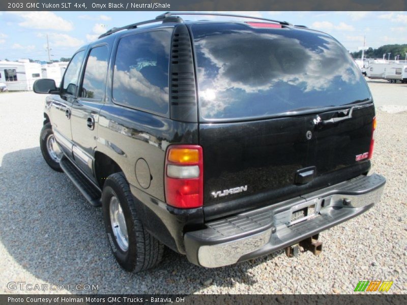 Onyx Black / Neutral/Shale 2003 GMC Yukon SLT 4x4