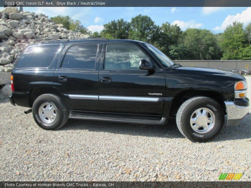 Onyx Black / Neutral/Shale 2003 GMC Yukon SLT 4x4
