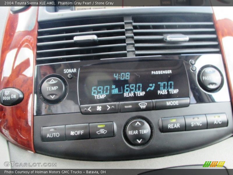 Phantom Gray Pearl / Stone Gray 2004 Toyota Sienna XLE AWD