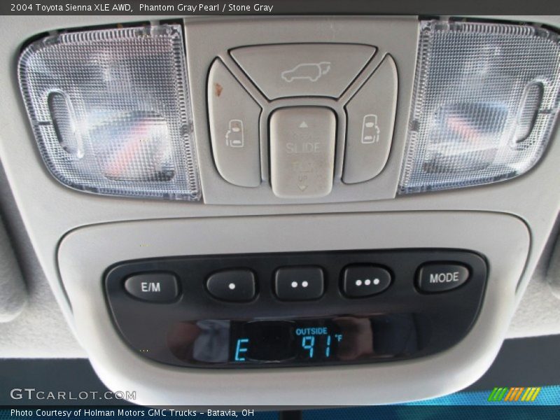 Phantom Gray Pearl / Stone Gray 2004 Toyota Sienna XLE AWD