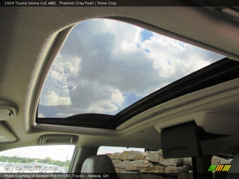Phantom Gray Pearl / Stone Gray 2004 Toyota Sienna XLE AWD